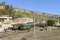 Treno storico letterario del Kaos - Stazione di Porto Empedocle C.le